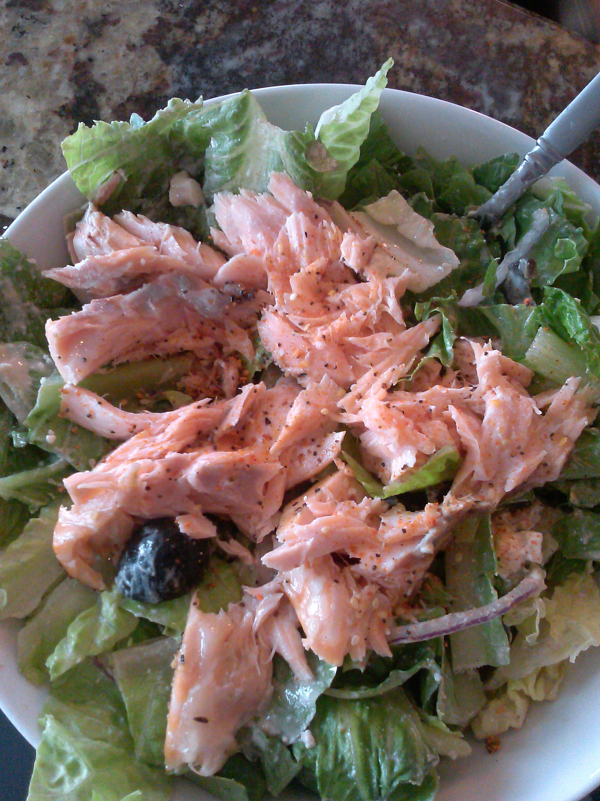 Hot Salmon Salad