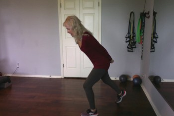 Lunge in Place Abs