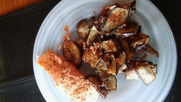 Salmon & Eggplant 