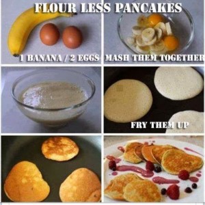 Healthy pancakes-